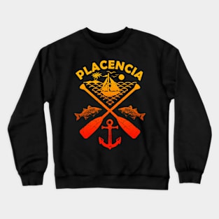 Placencia Beach, Belize, Boat Paddle Crewneck Sweatshirt